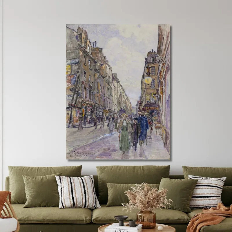 Rue De Bretagne En 1908. 3º Distrito Frédéric Houbron