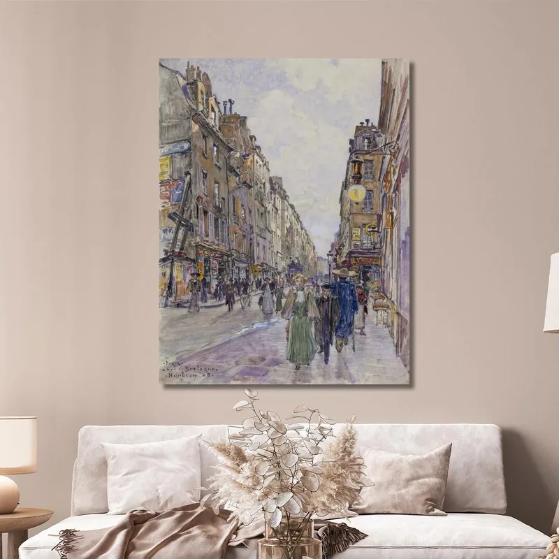 Rue De Bretagne En 1908. 3º Distrito Frédéric Houbron