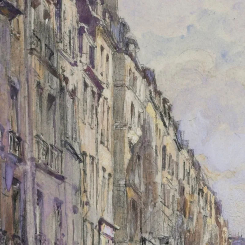 Rue De Bretagne En 1908. 3º Distrito Frédéric Houbron
