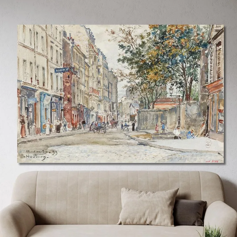 Rue Hermel À Montmartre Frédéric Houbron