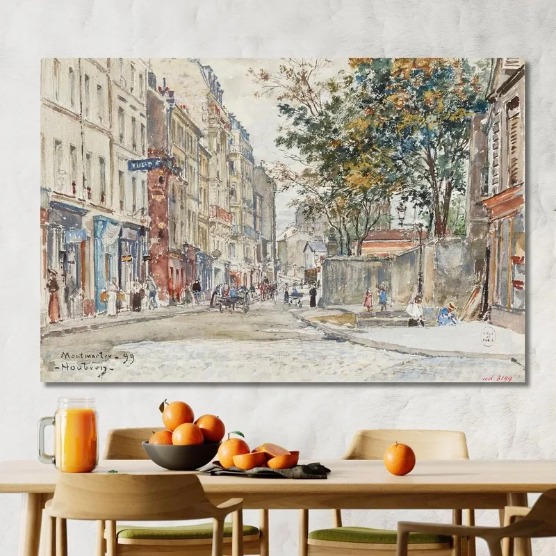 Rue Hermel À Montmartre Frédéric Houbron