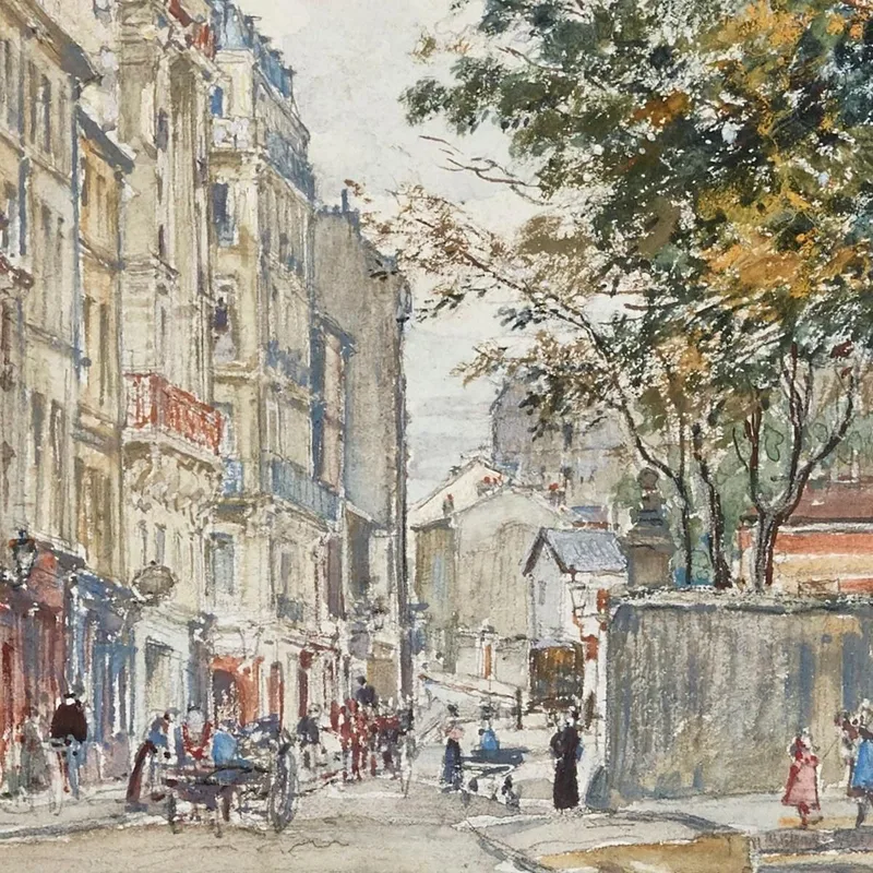 Rue Hermel À Montmartre Frédéric Houbron
