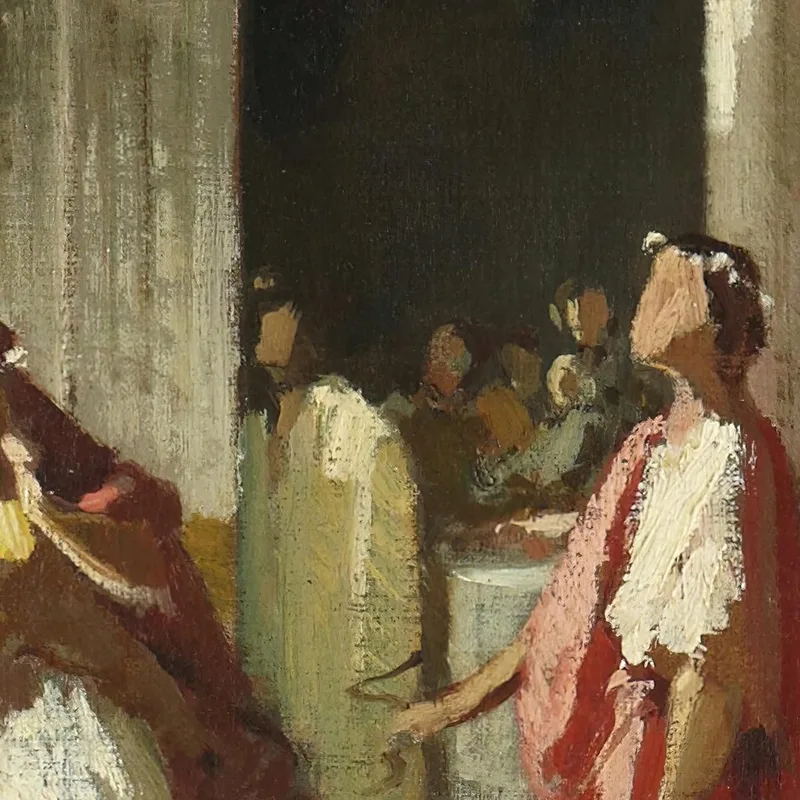 Scène Dramatique Dans Un Tribunal Frederic Leighton