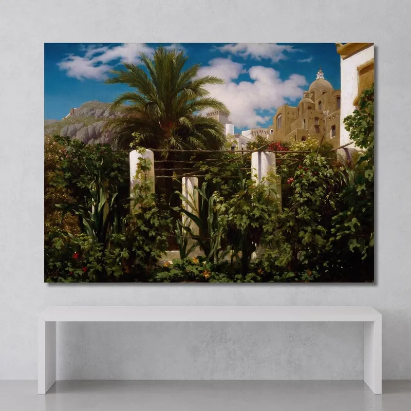 Jardin D'Une Auberge Capri Frederic Leighton