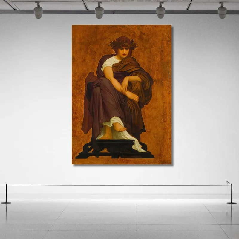 Mnémosyne Mère Des Muses Frederic Leighton