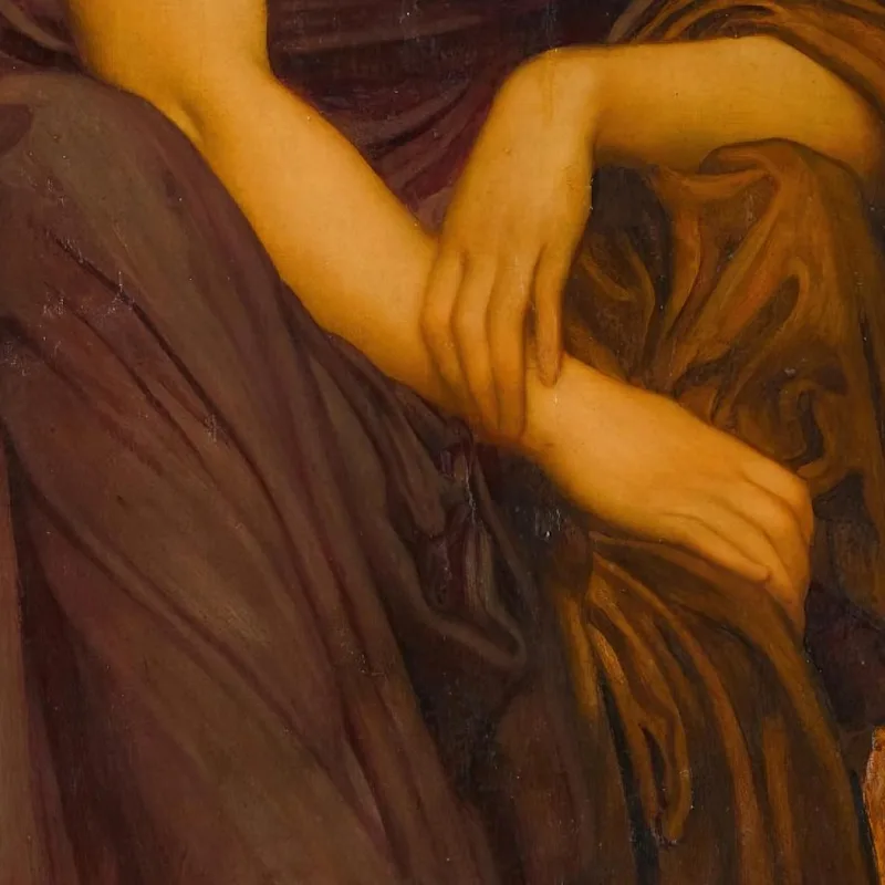 Mnémosyne Mère Des Muses Frederic Leighton
