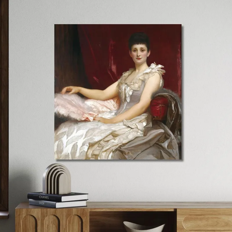 Portrait D'Amy Augusta Lady Coleridge Frederic Leighton