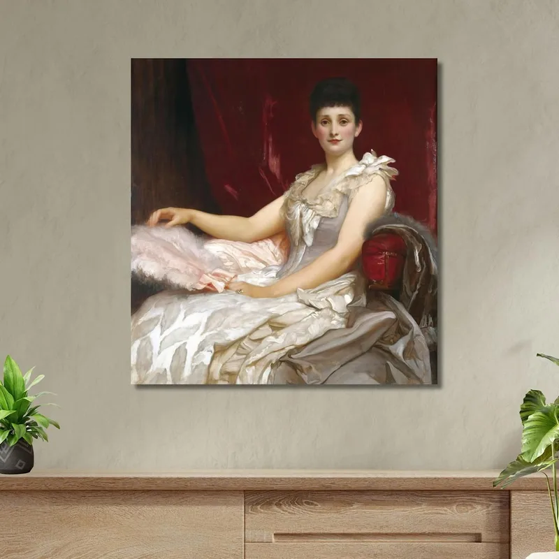 Portrait D'Amy Augusta Lady Coleridge Frederic Leighton