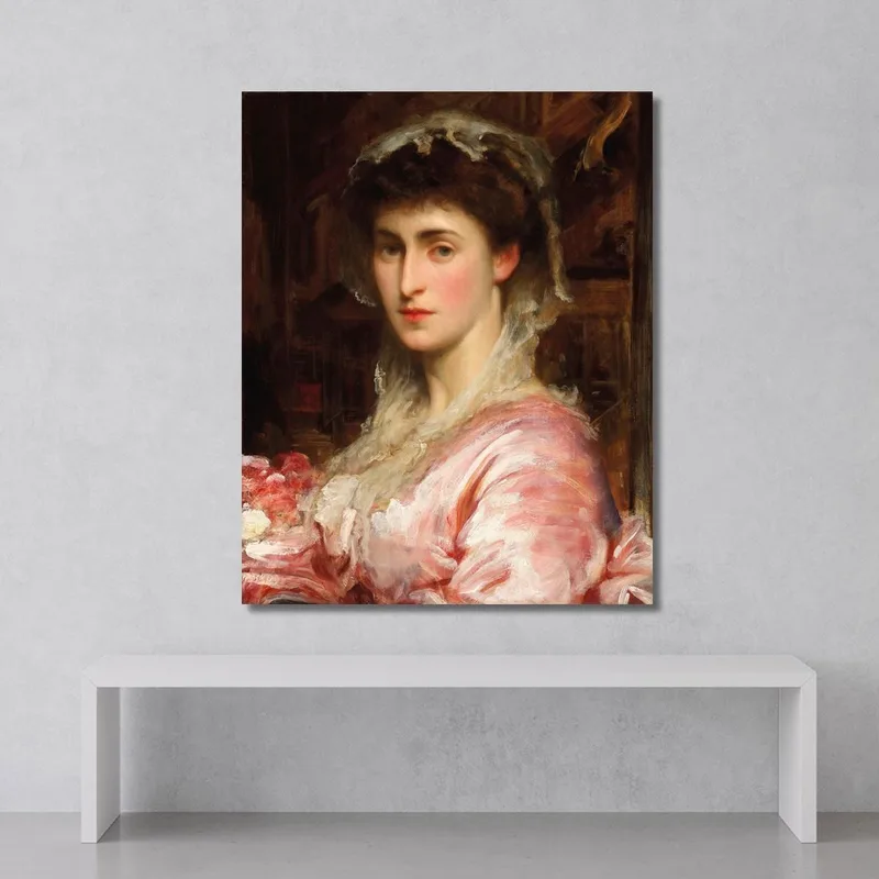 Portrait De Mai Sartoris Frederic Leighton