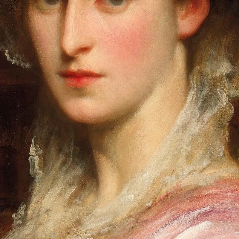 Portrait De Mai Sartoris Frederic Leighton