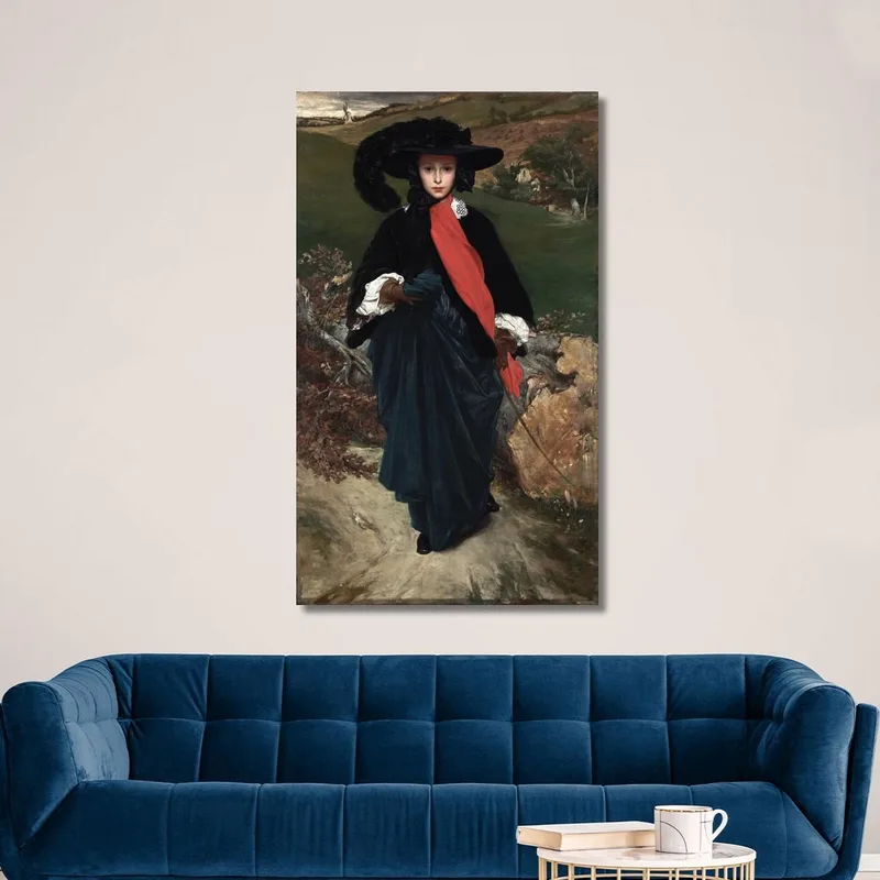 Portrait De Mai Sartoris Frederic Leighton
