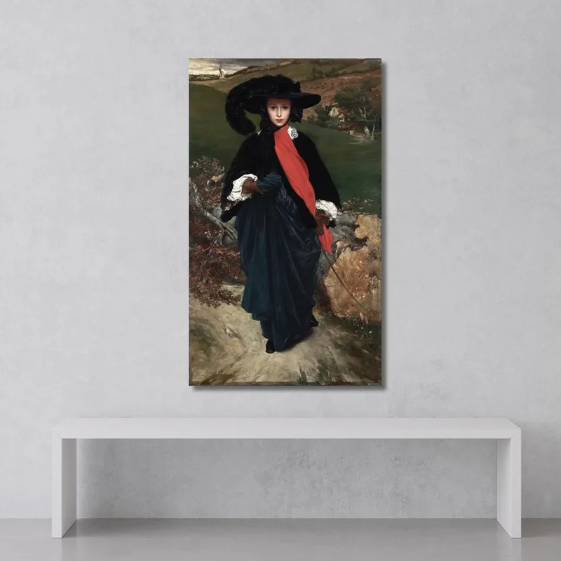 Portrait De Mai Sartoris Frederic Leighton