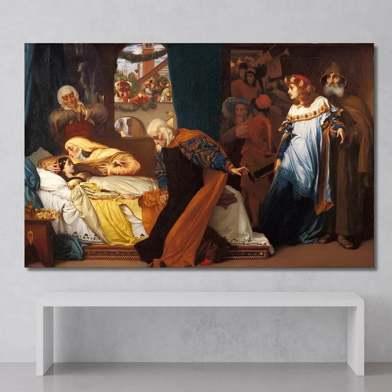La Muerte Fingida De Julieta Frederic Leighton