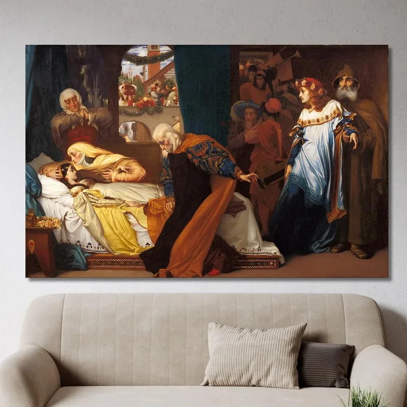 La Muerte Fingida De Julieta Frederic Leighton