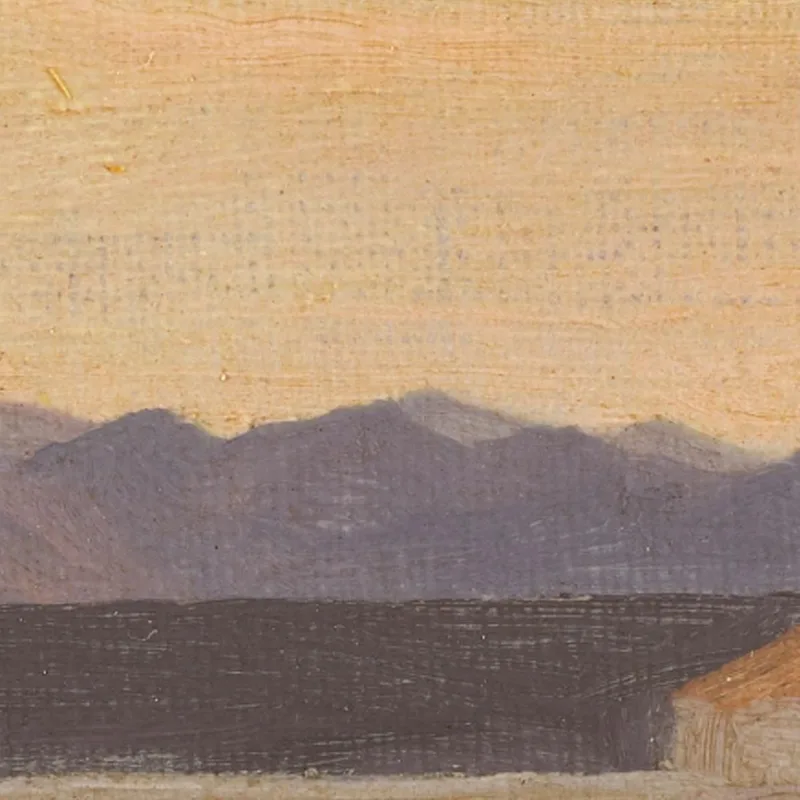 Les Montagnes D'Asie Mineure Depuis Rhodes Frederic Leighton
