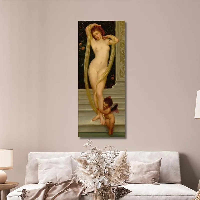 Venus And Cupid Frederic Leighton