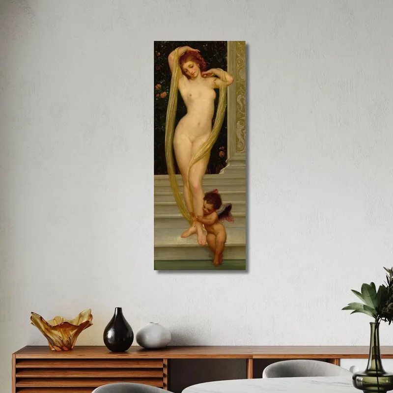 Venus And Cupid Frederic Leighton