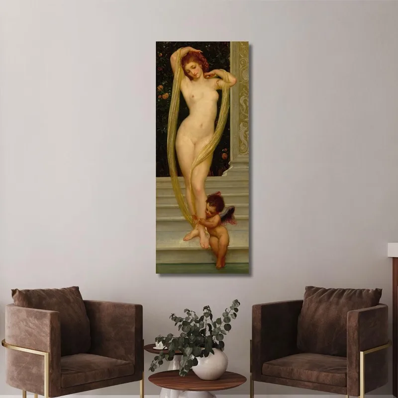 Venus And Cupid Frederic Leighton