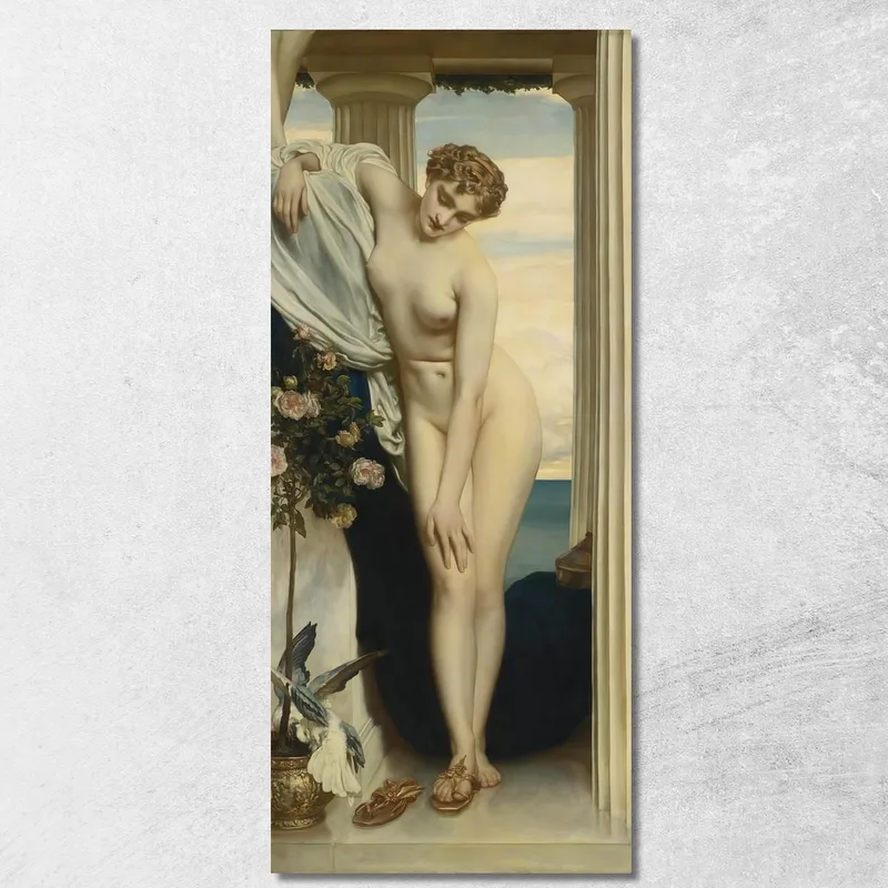 Venus Disrobing For The Bath Frederic Leighton canvas print