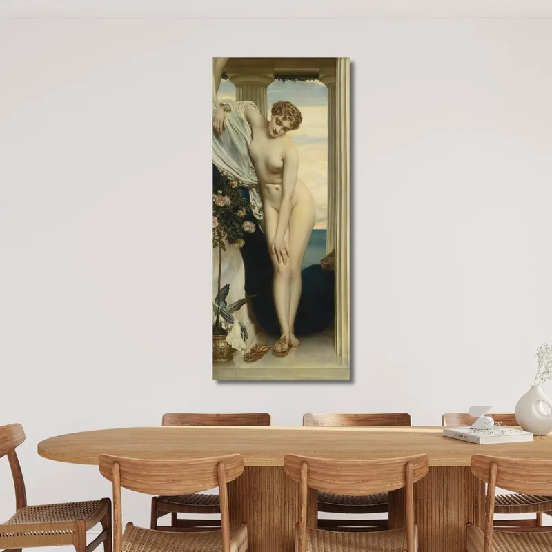 Venus Entkleidet Sich Für Das Bad Frederic Leighton