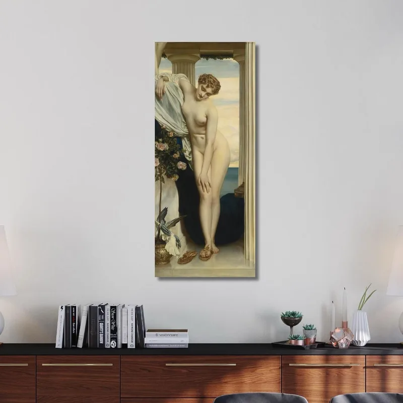 Venus Entkleidet Sich Für Das Bad Frederic Leighton