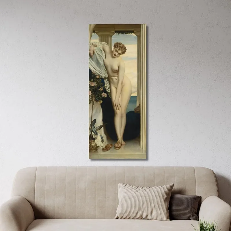 Venus Entkleidet Sich Für Das Bad Frederic Leighton