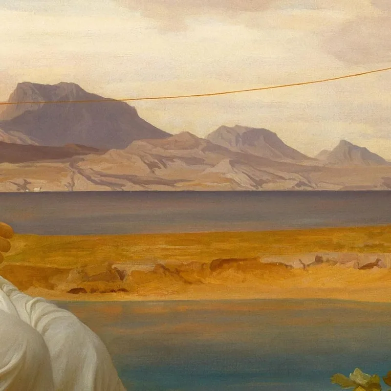 Winding The Skein Frederic Leighton