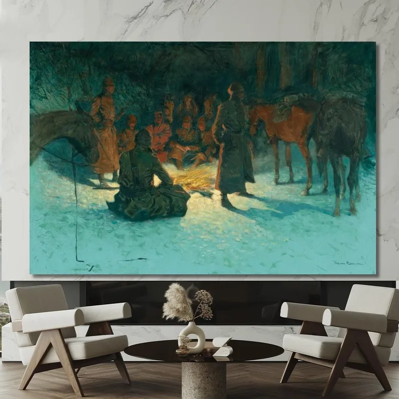 Una Sosta Nel Deserto Frederic Remington
