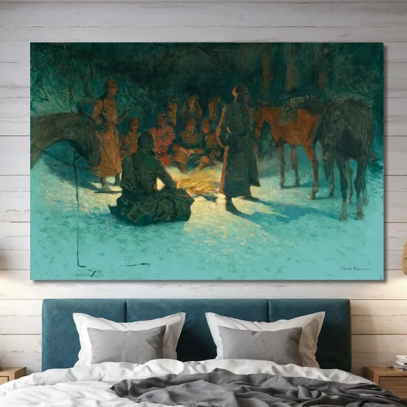 Una Sosta Nel Deserto Frederic Remington