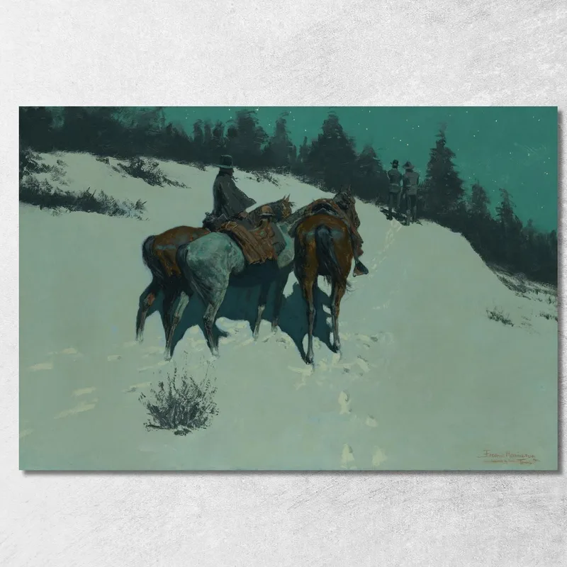 Un Reconocimiento Frederic Remington cuadro en lienzo