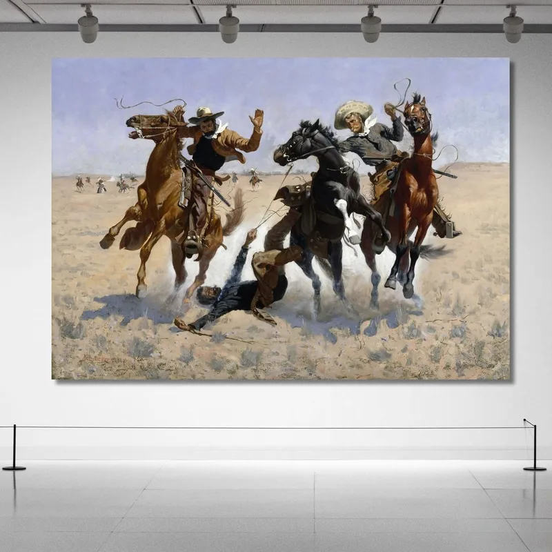 Aiutare Un Compagno Frederic Remington