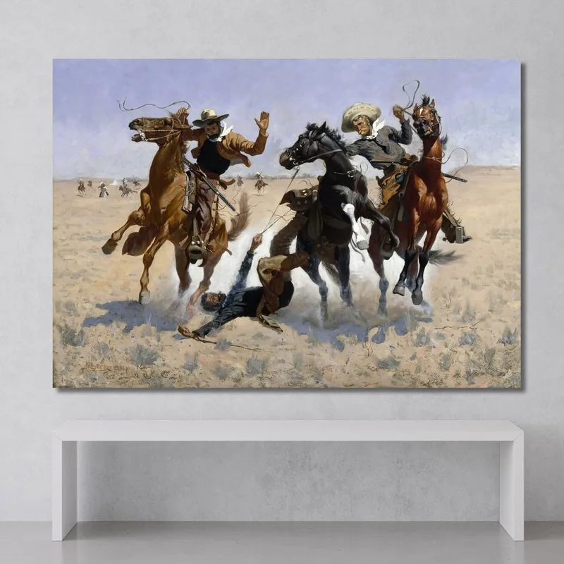 Aiutare Un Compagno Frederic Remington