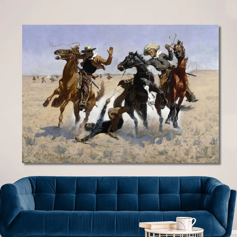 Aiutare Un Compagno Frederic Remington