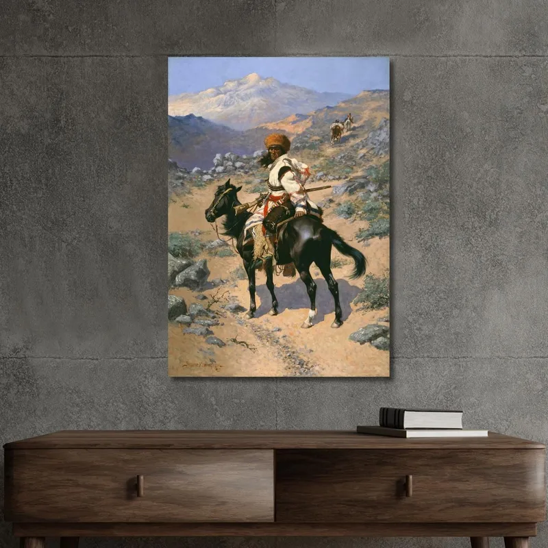 Un Trappeur Indien Frederic Remington