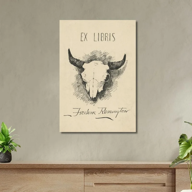Ex-Libris De Frederic Remington Frederic Remington