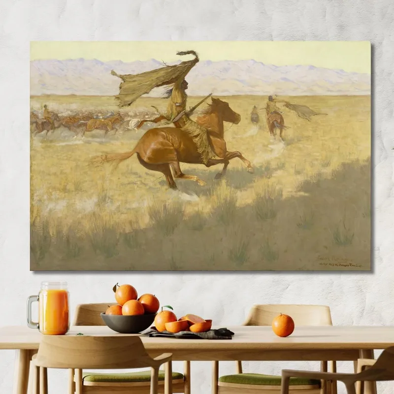 Changement De Propriétaire Les Voleurs De Chevaux De Stampede Frederic Remington