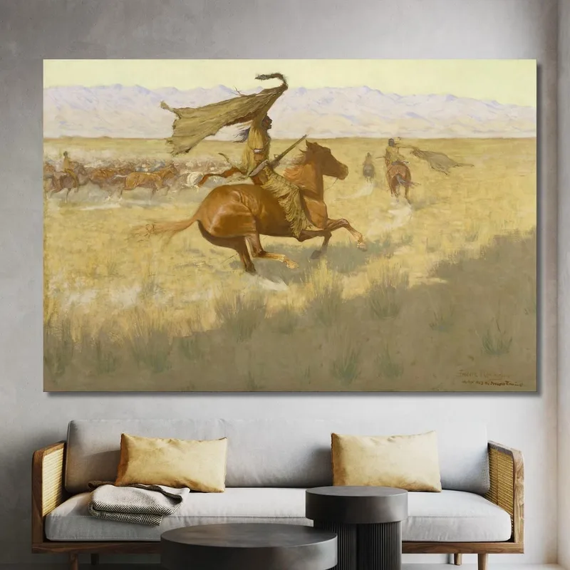 Changement De Propriétaire Les Voleurs De Chevaux De Stampede Frederic Remington