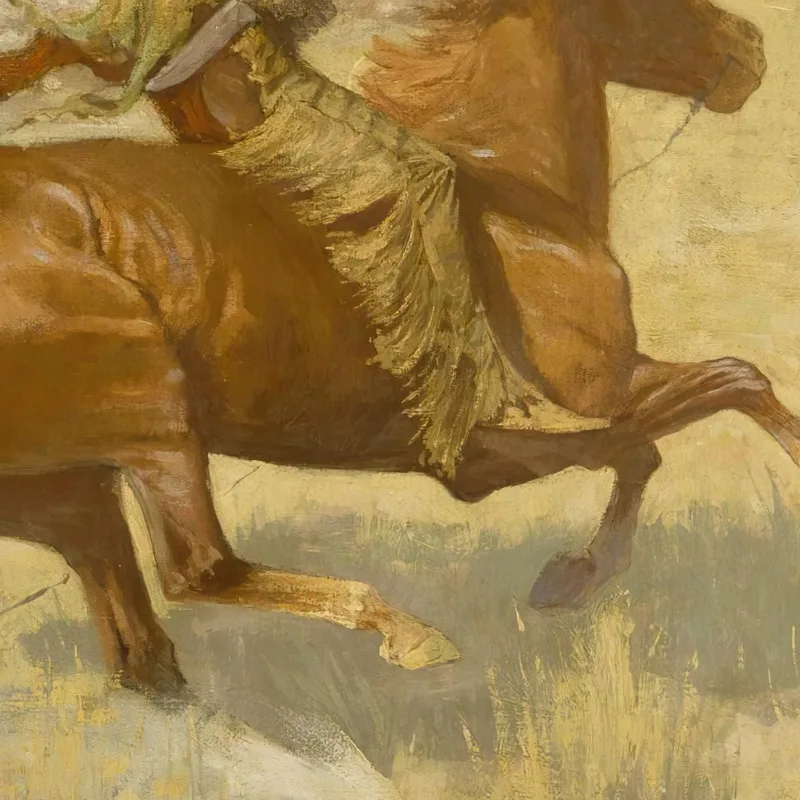 Changement De Propriétaire Les Voleurs De Chevaux De Stampede Frederic Remington