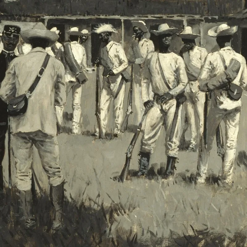 Démantèlement De L'Armée De Gomez Frederic Remington