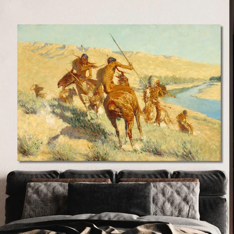 Episode Of The Buffalo Gun Frederic Remington