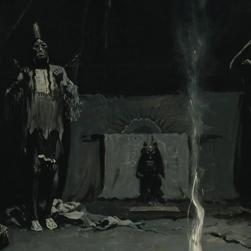 Dio Del Fuoco Indiano L'Andare Del Cavallo Della Medicina Frederic Remington
