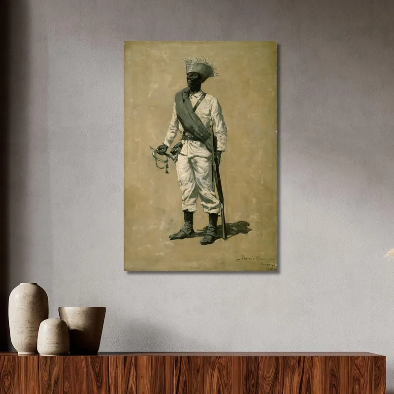 L'Un Des Hommes De Gomez Frederic Remington