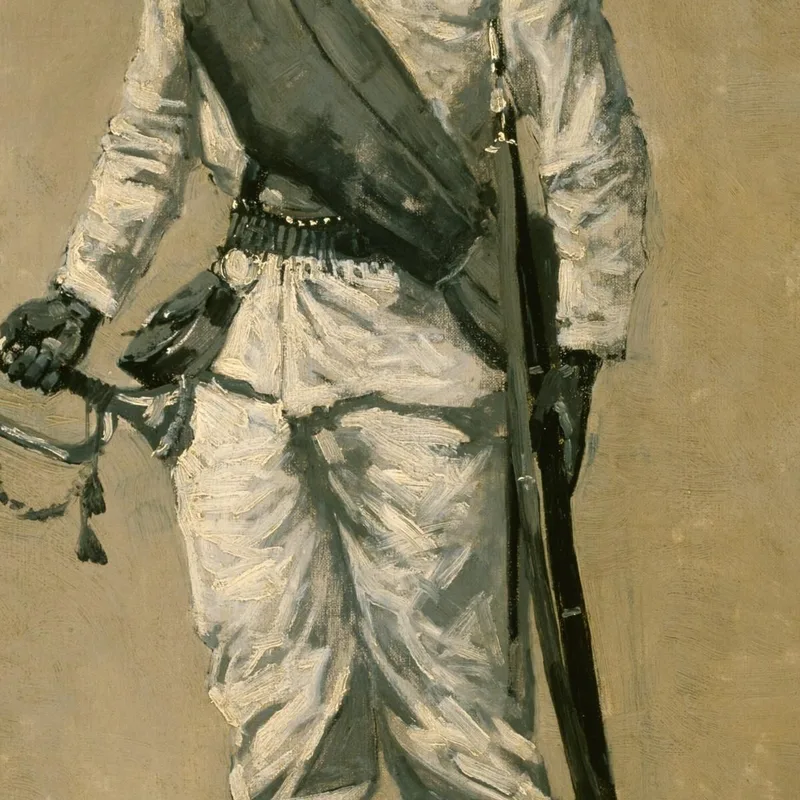L'Un Des Hommes De Gomez Frederic Remington