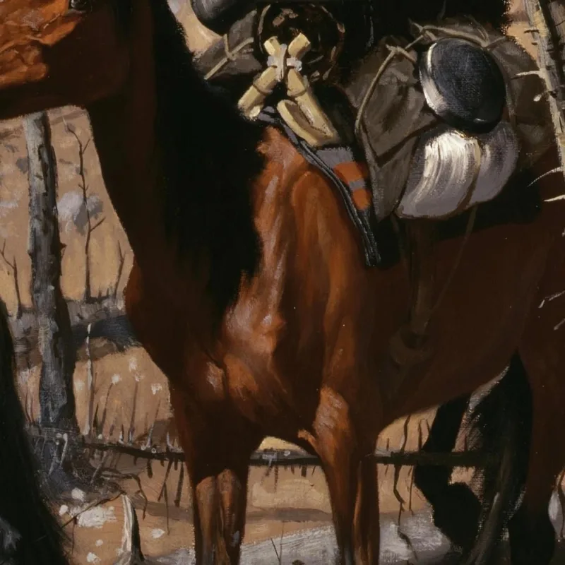 Prospección De Pastizales Para Ganado Frederic Remington