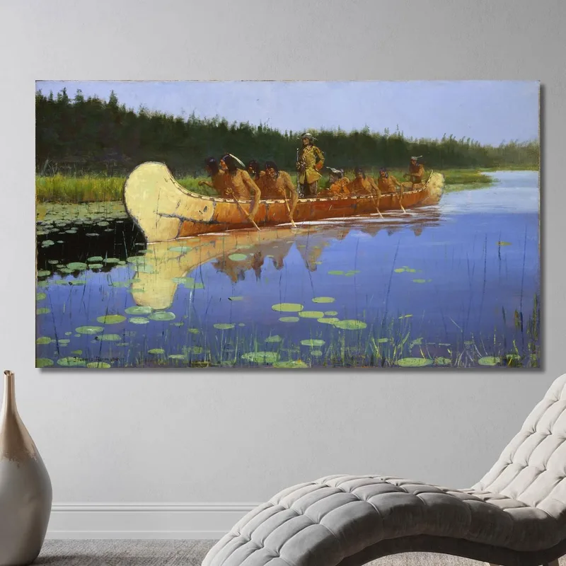 Radisson E Groseilliers Frederic Remington