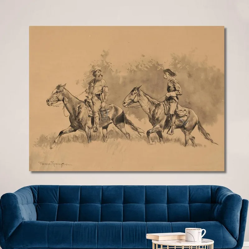 Los Mensajeros Frederic Remington