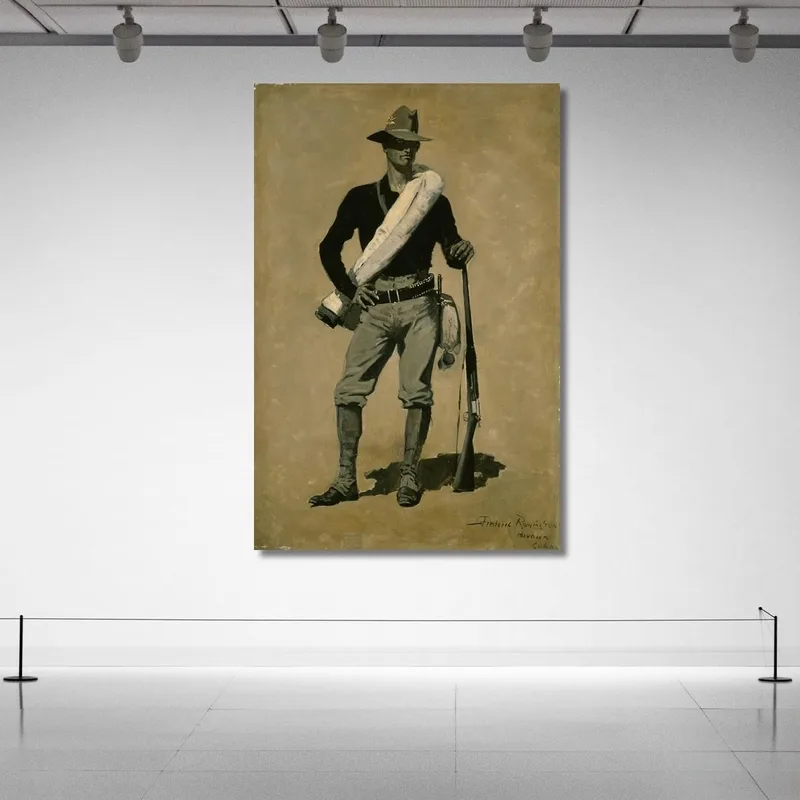 Soldado Estadounidense En La Guerra Hispanoamericana Frederic Remington