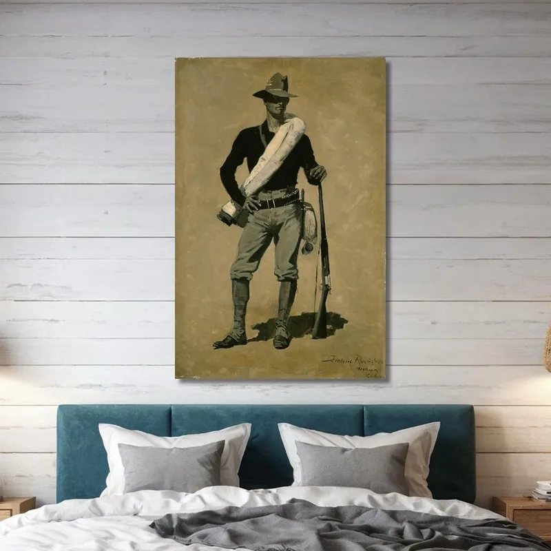 Soldado Estadounidense En La Guerra Hispanoamericana Frederic Remington