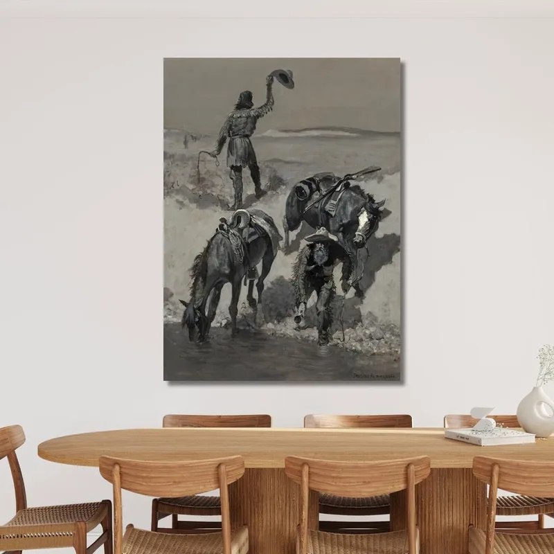 ¡Agua! Frederic Remington