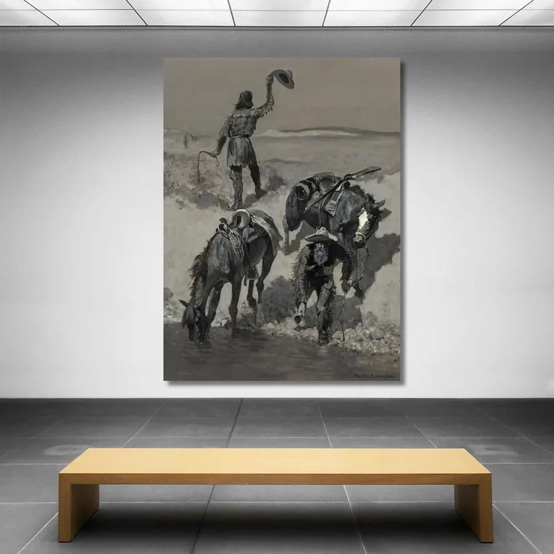 ¡Agua! Frederic Remington